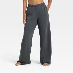 Wild Fable Charcoal Wide-Leg Pants